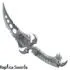 Black Legion Fantasy Knife Life Size Replica