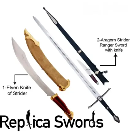 Elven knife and ranger sword of aragorn strider