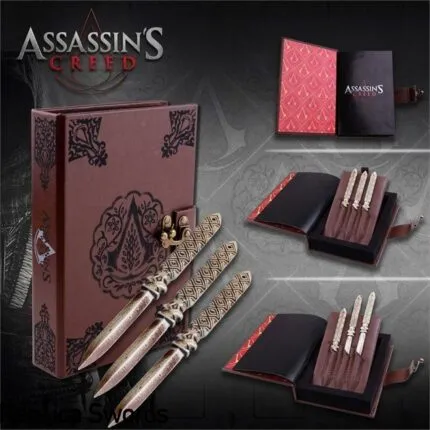 Assassins Creed Aguilar Throwing Knife Set 3 Knives & Box