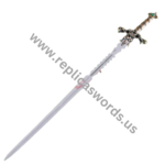 gold and ruby merlin sword