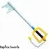 Sora Keyblade Life Size Metal Replica From Kingdom Hearts - 29-inches