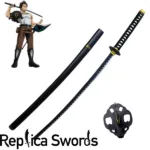 Black Clover Yami Sukehiro Demon Slasher Katana Sword Replica