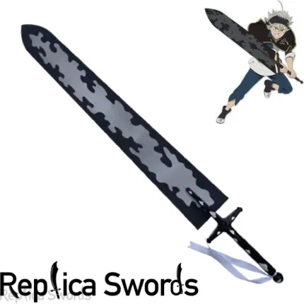 Black Clover Asta Demon Slayer Sword Life Size Metal Replica