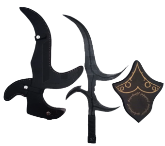 Elden Ring Black Knife Dagger Life Size Metal Replica - ReplicaSwords