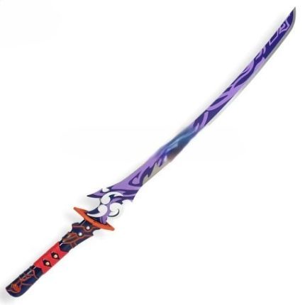 Electro Archon Sword Of Raiden Shogun - Genshin Impact Cosplay Replicas