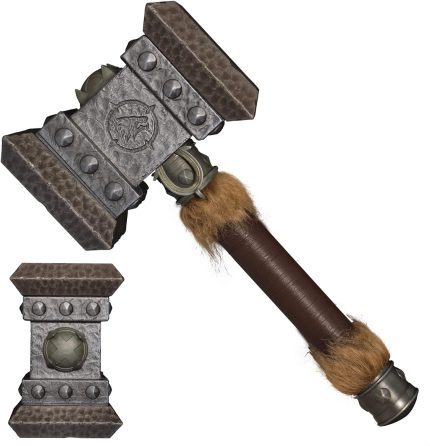 Wow Orgrim Doomhammer Real Metal Full Size Replica