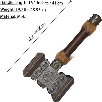 Wow Orgrim Doomhammer Real Metal Full Size Replica