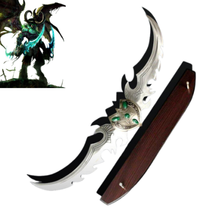 WOW Warglaive of Azzinoth Illidan Blade Full-Size Replica