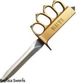1918 WWI Trench Knife Replica With Sheath